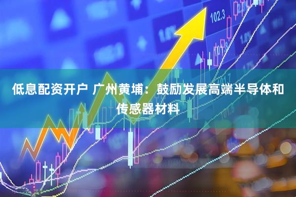 低息配资开户 广州黄埔：鼓励发展高端半导体和传感器材料