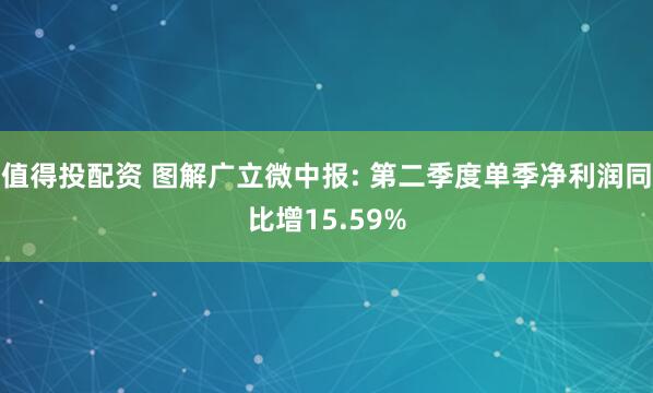 值得投配资 图解广立微中报: 第二季度单季净利润同比增15.59%